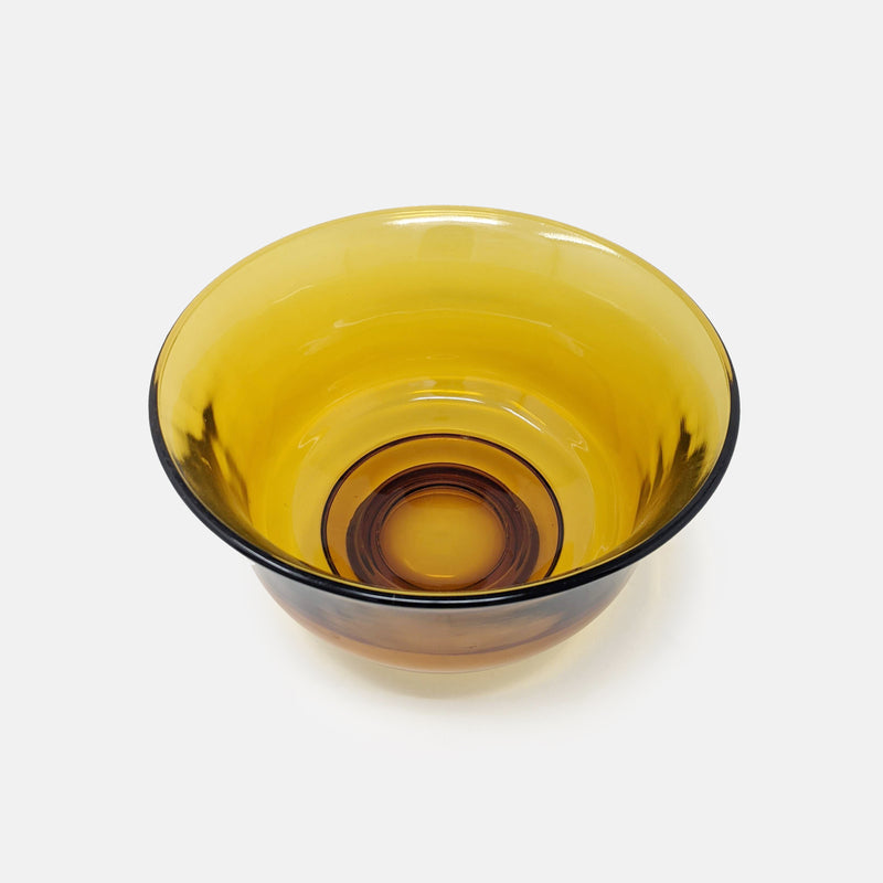 Vintage Amber Glass Bowl