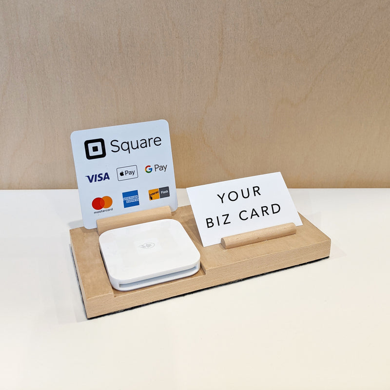 Business Card and Square Reader Stand